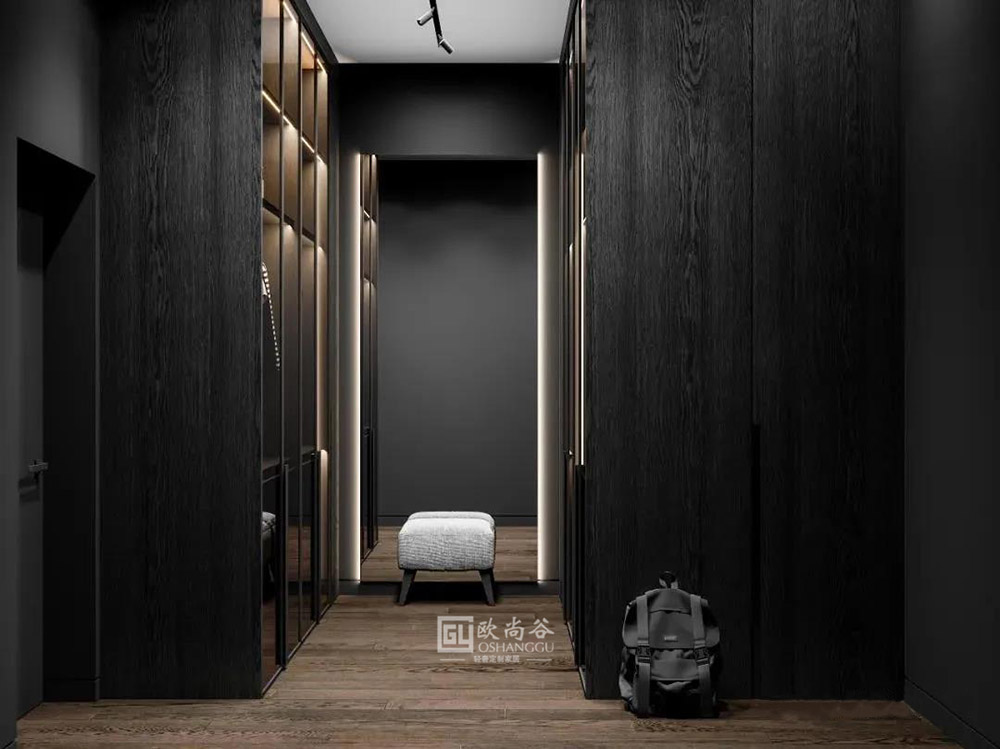 極簡輕奢衣帽間