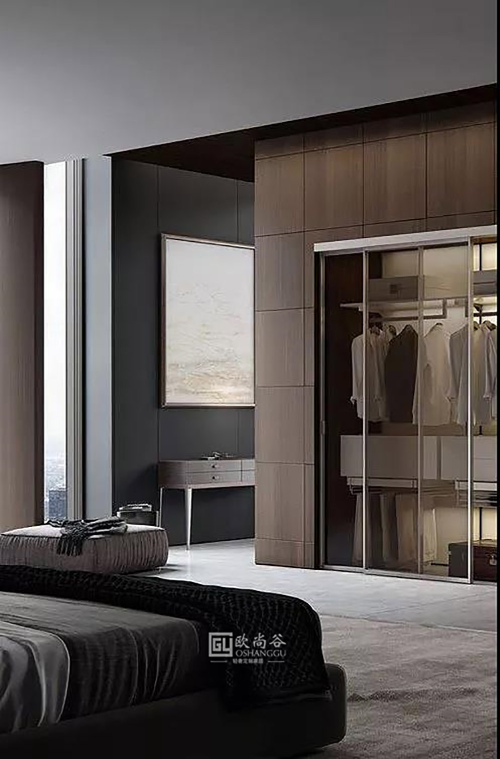 極簡輕奢衣帽間