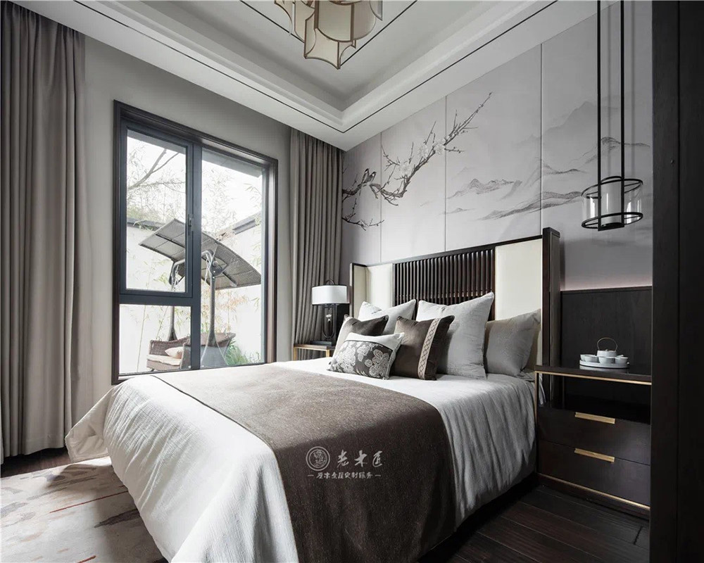 別墅中式原木定制