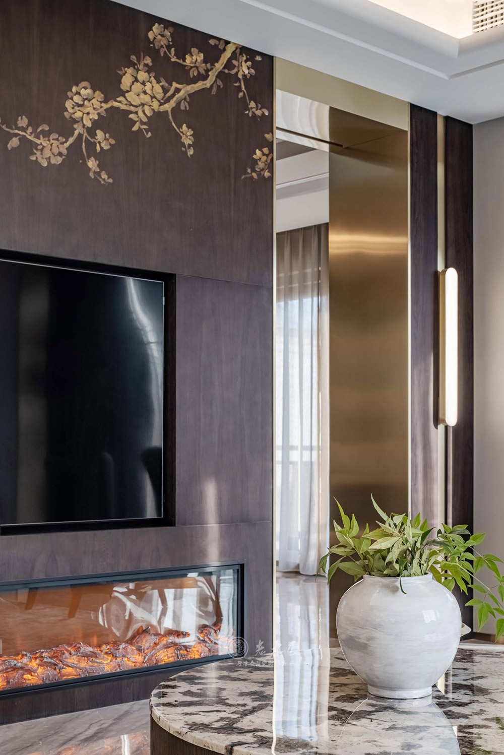 別墅輕奢新中式原木定制