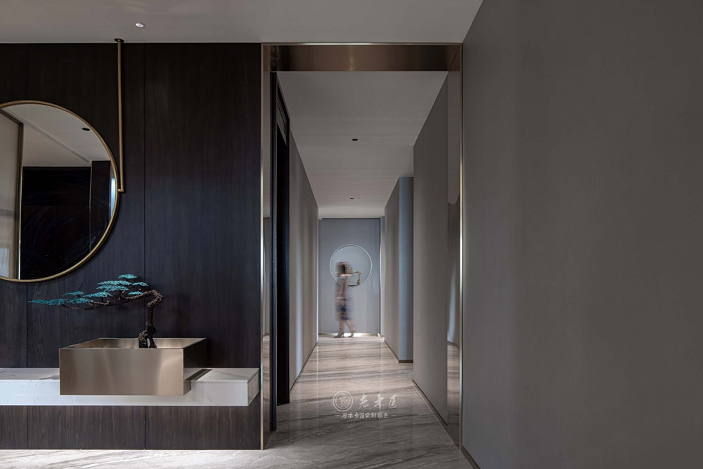 別墅輕奢新中式原木定制