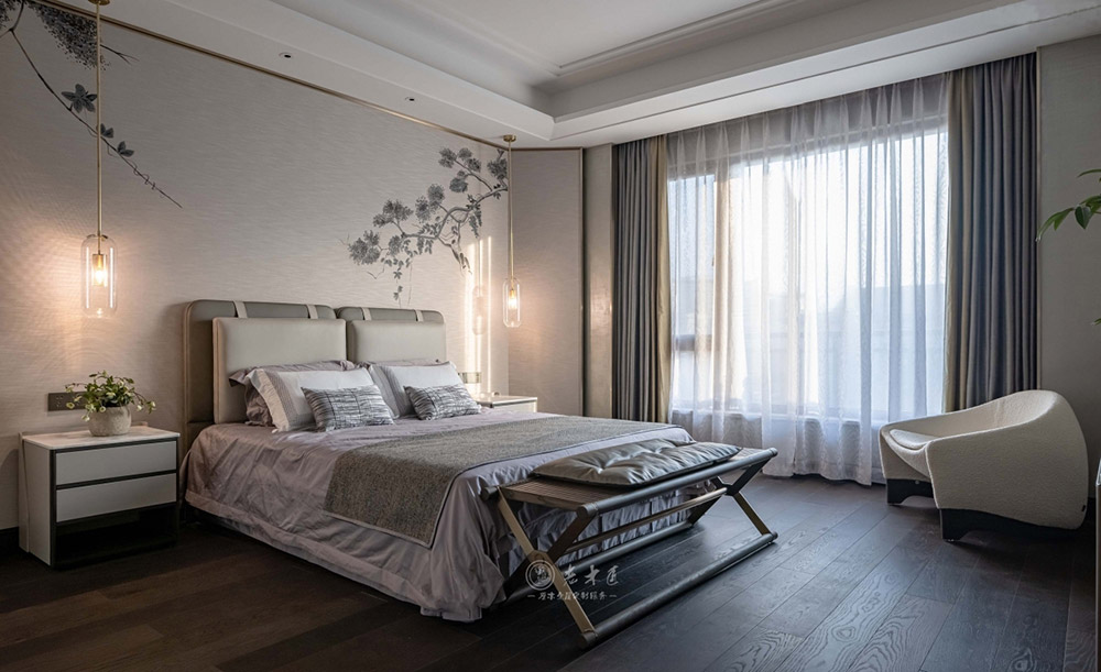 別墅輕奢新中式原木定制