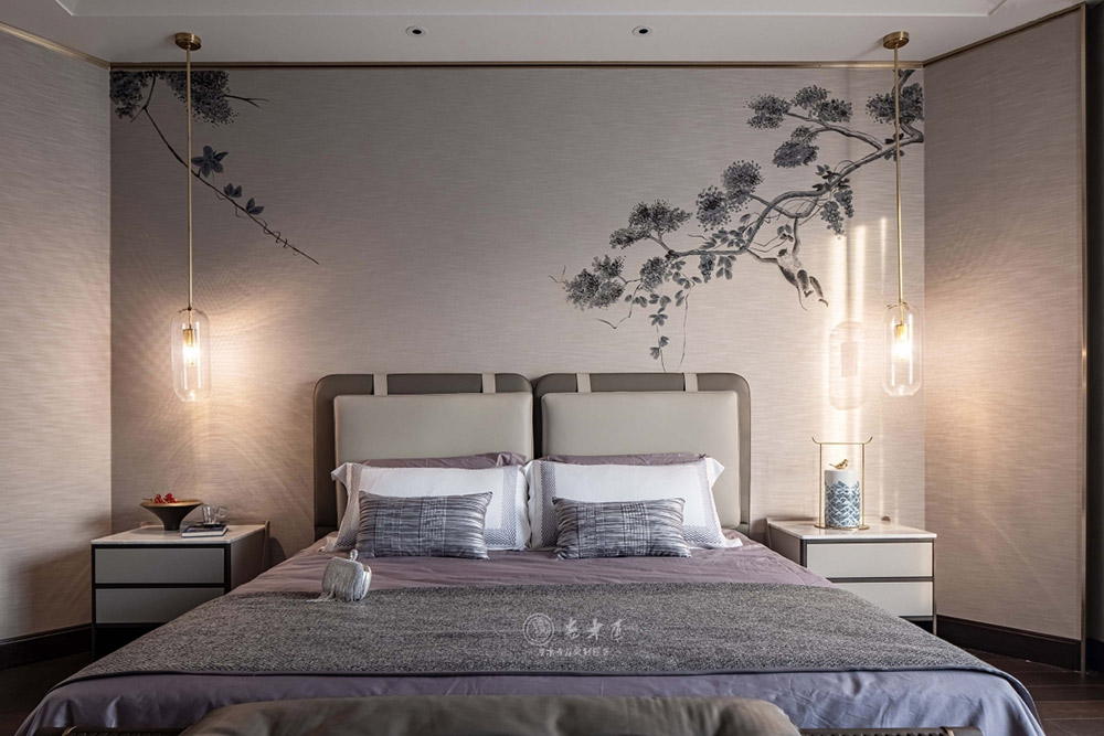 別墅輕奢新中式原木定制