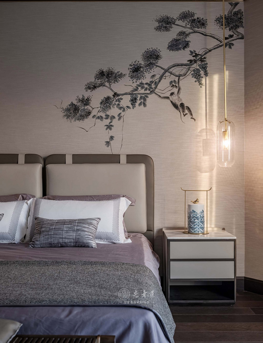 別墅輕奢新中式原木定制