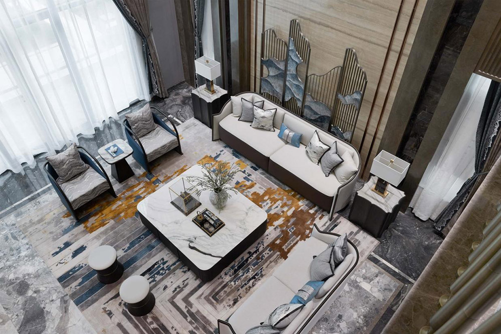 輕奢新中式家居別墅