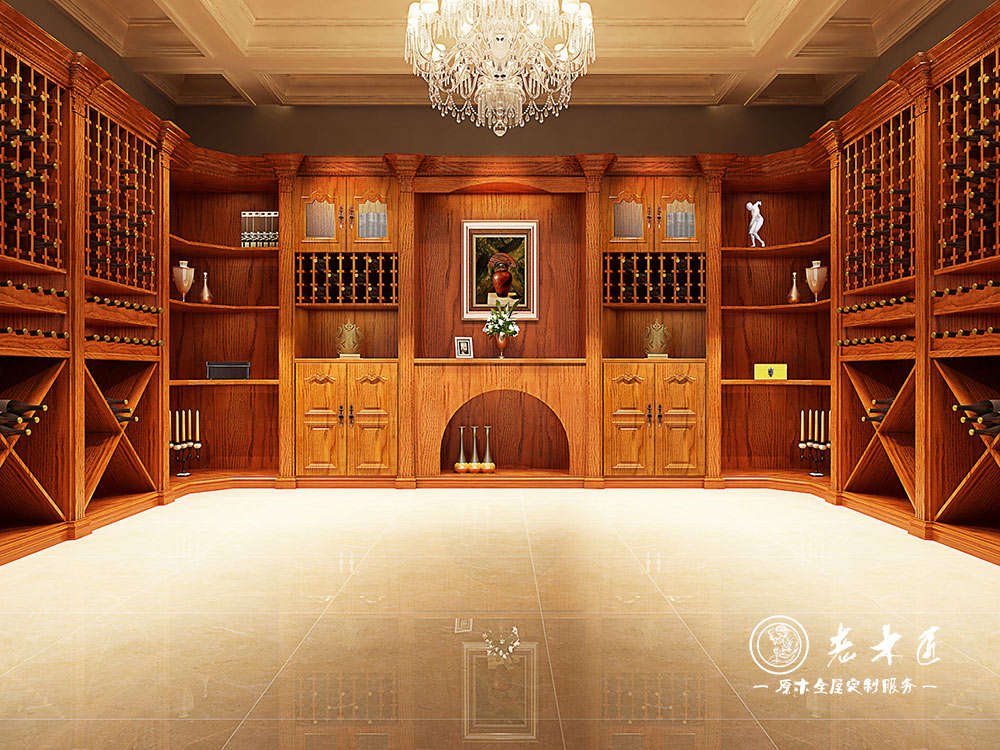 原木歐式酒窖定制 酒窖量身定制