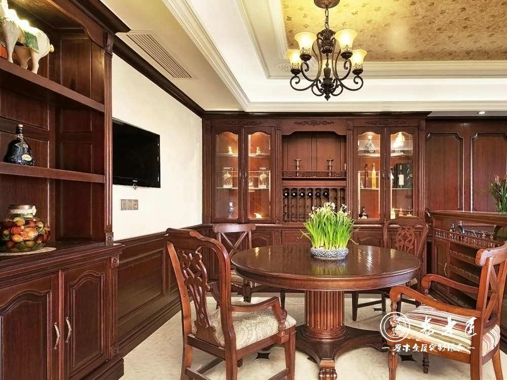 餐邊柜設(shè)計(jì) 別墅實(shí)木餐邊柜設(shè)計(jì)
