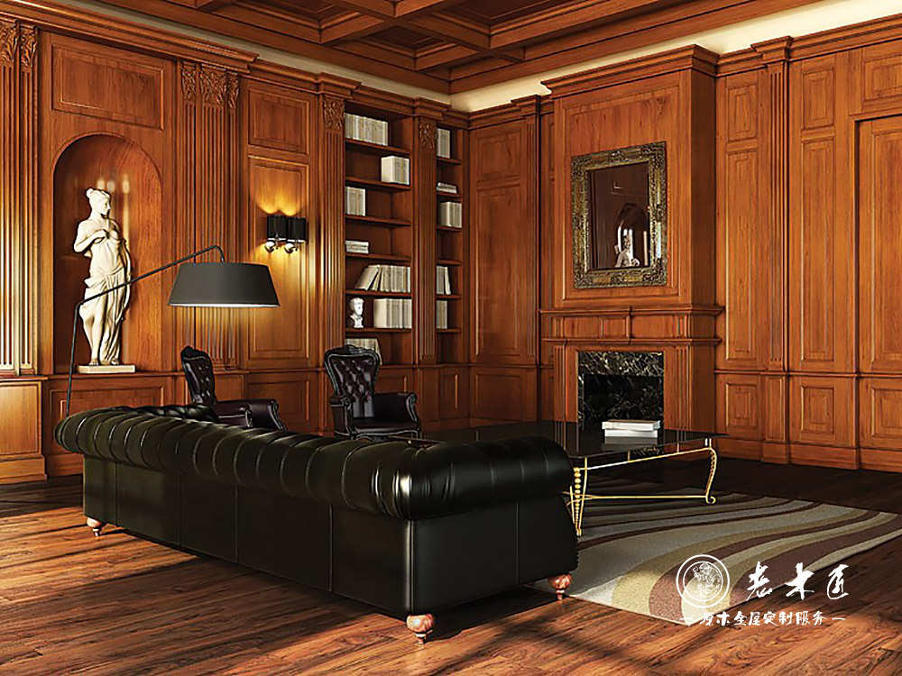 護(hù)墻板制作 實(shí)木護(hù)墻板制作