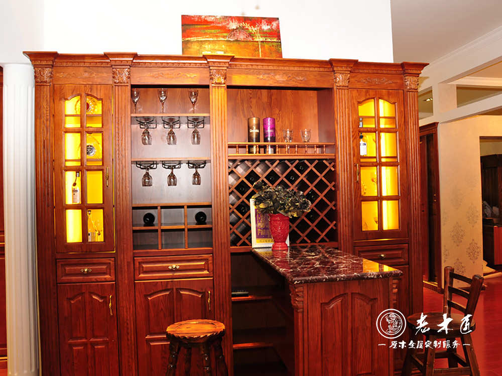 吧臺酒柜裝修效果圖