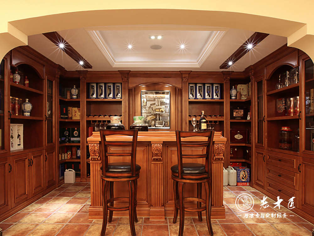 私人酒窖原木定制