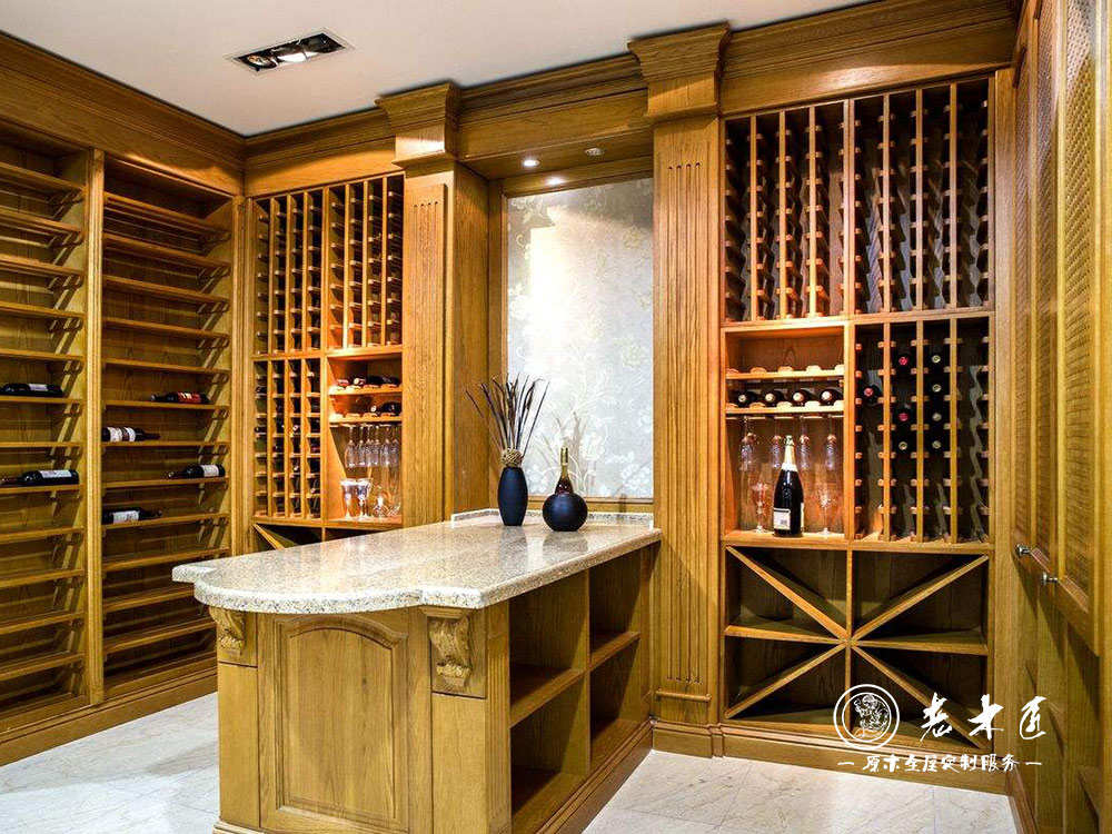 別墅酒窖實木設(shè)計
