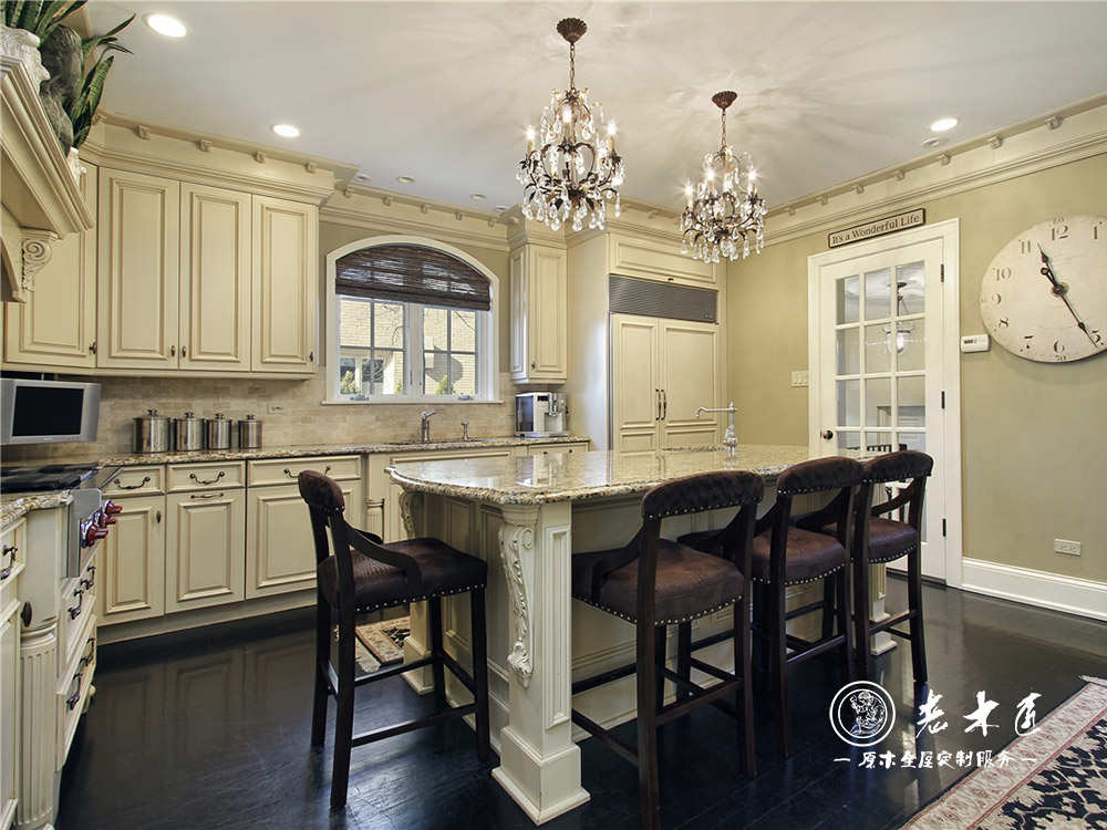 原木櫥柜顏色效果圖