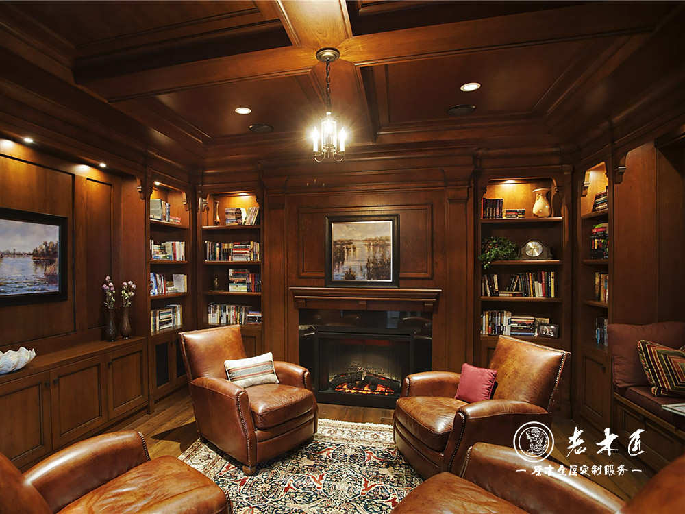 橡木書柜 橡木書柜定制