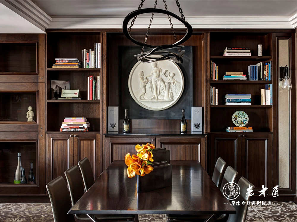 定做書柜 原木定做書柜