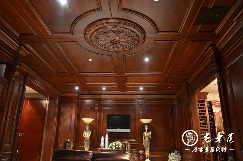 房子原木吊頂設計效果圖