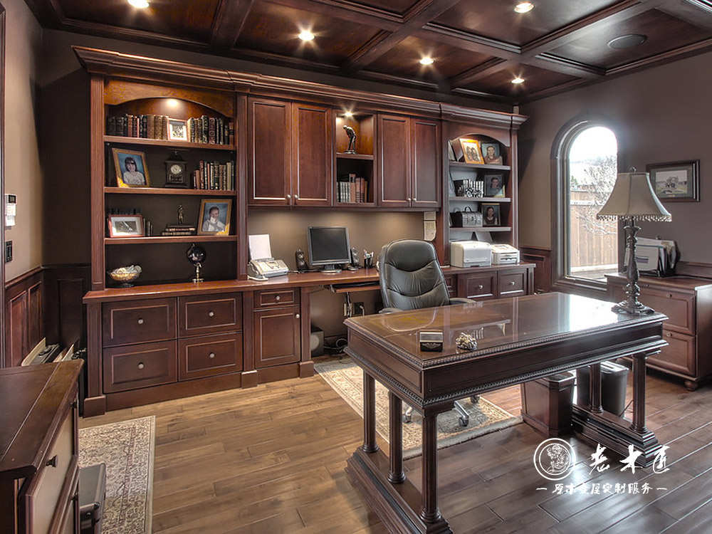 書柜訂制 實(shí)木書柜訂制圖片