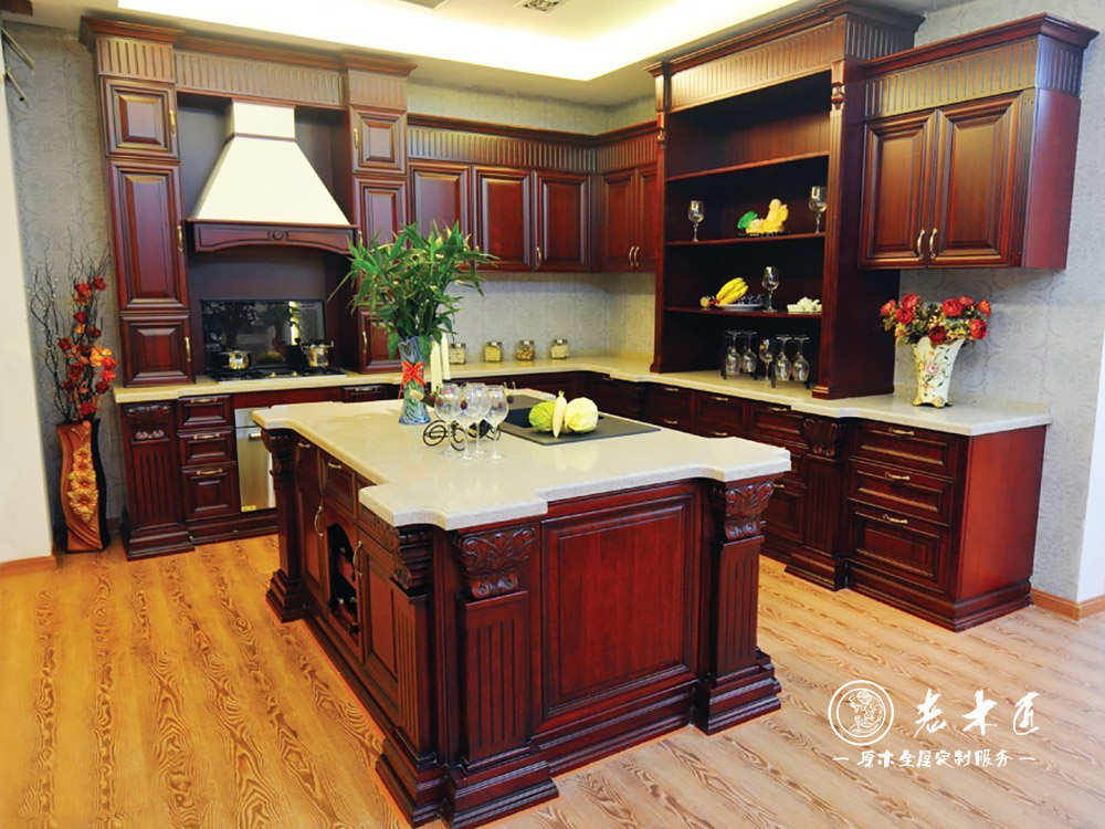 歐式櫥柜定制圖片 大戶型歐式櫥柜圖片