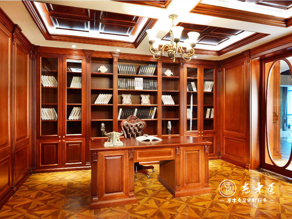 定制書柜效果圖 整體書柜效果圖