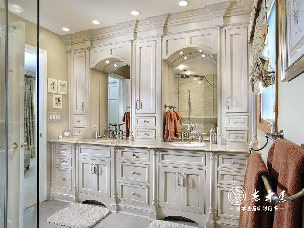 歐式浴室柜設計效果圖大全