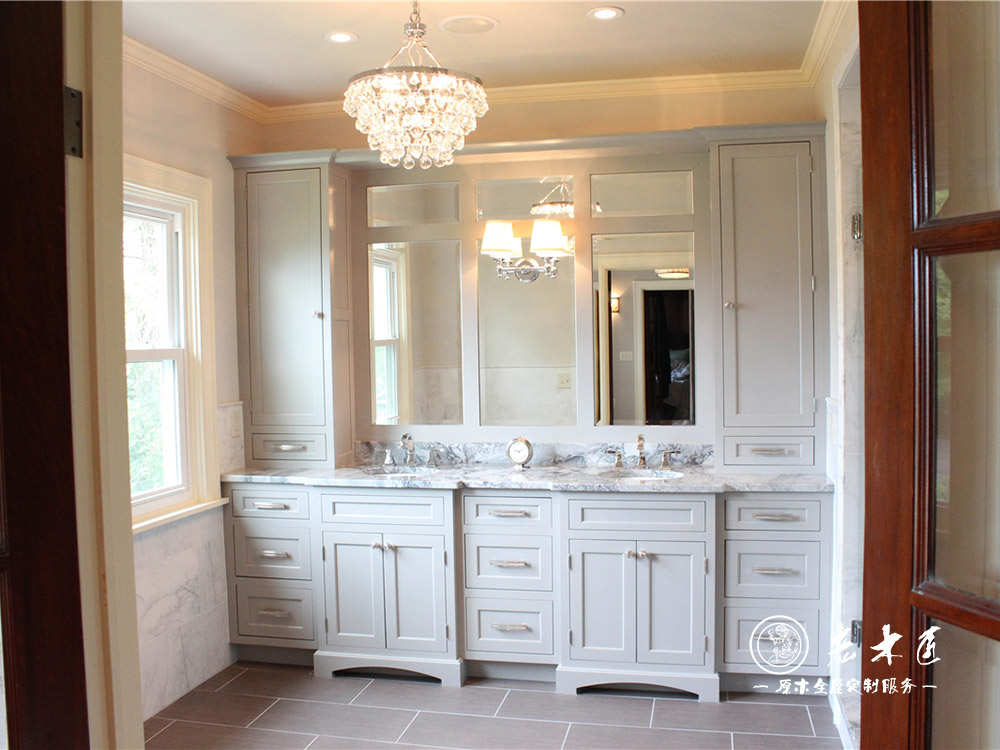 歐式浴室柜設計圖片_成都浴室柜圖片