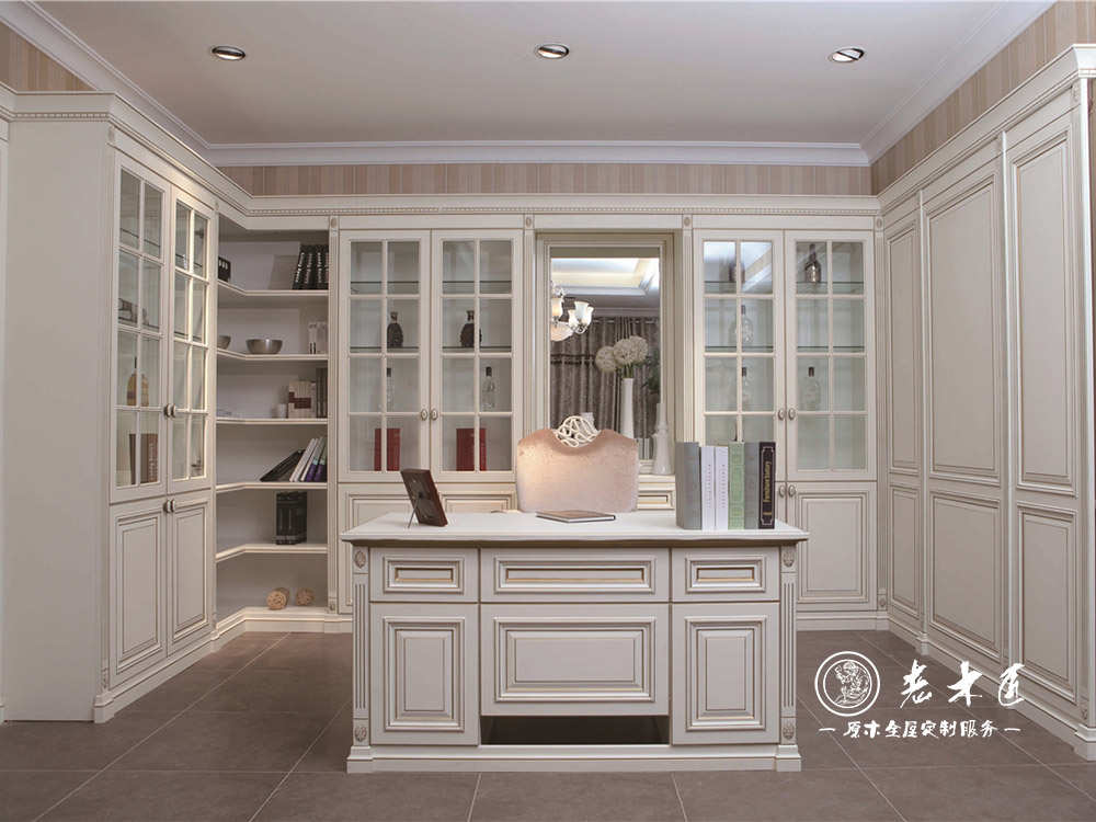 書房裝修效果圖 書房整木定制