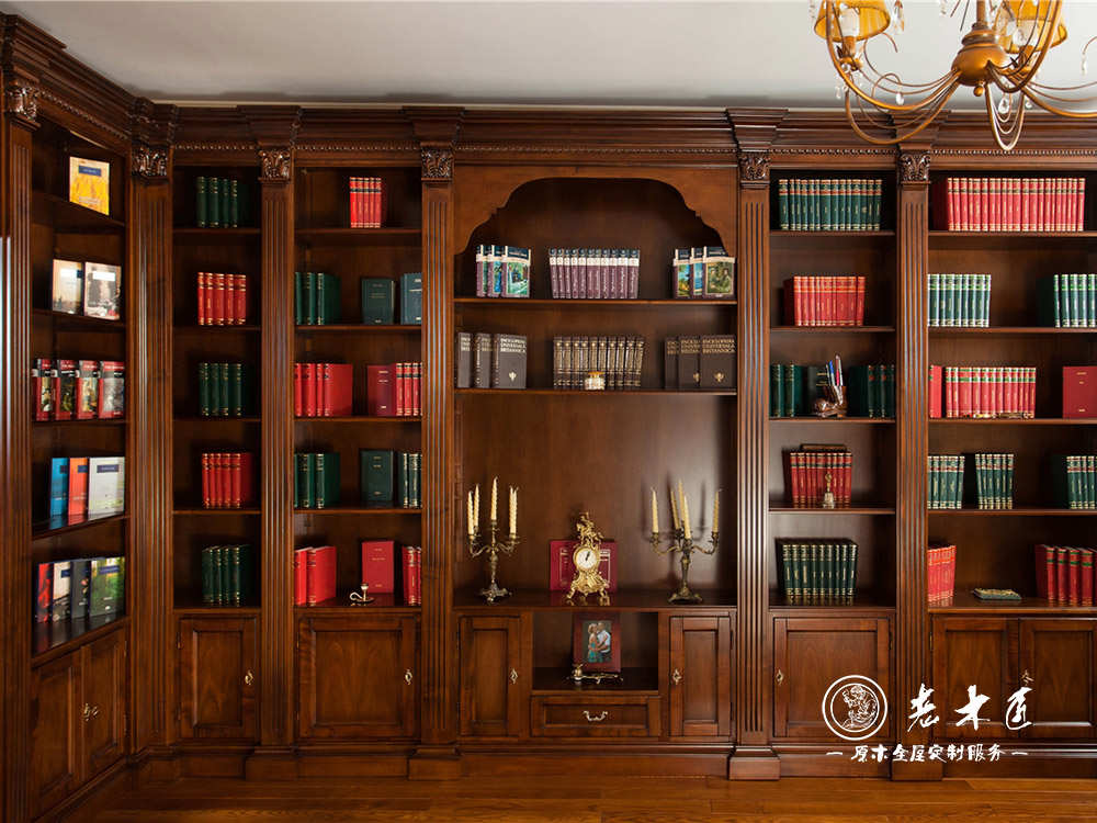 整木書房定制效果圖