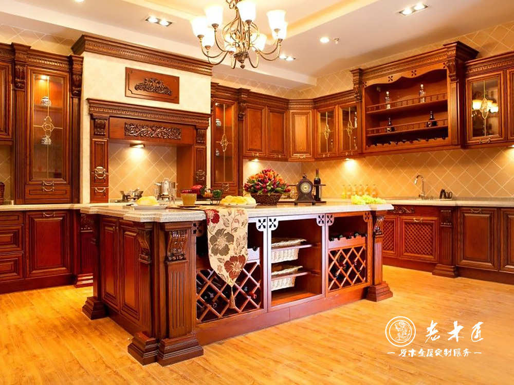 實木櫥柜訂制效果圖 整體櫥柜效果圖