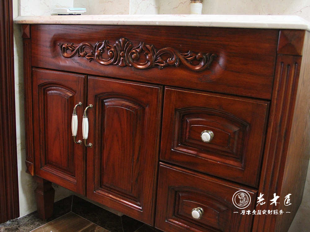 歐式浴室柜效果圖