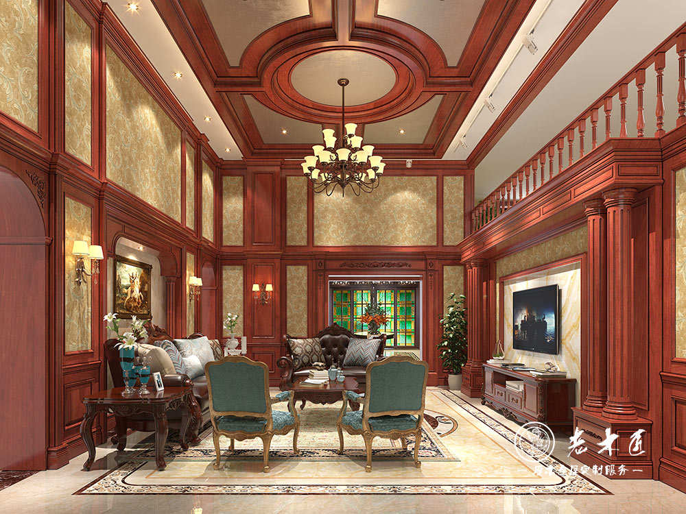 歐式全屋整木家裝效果圖