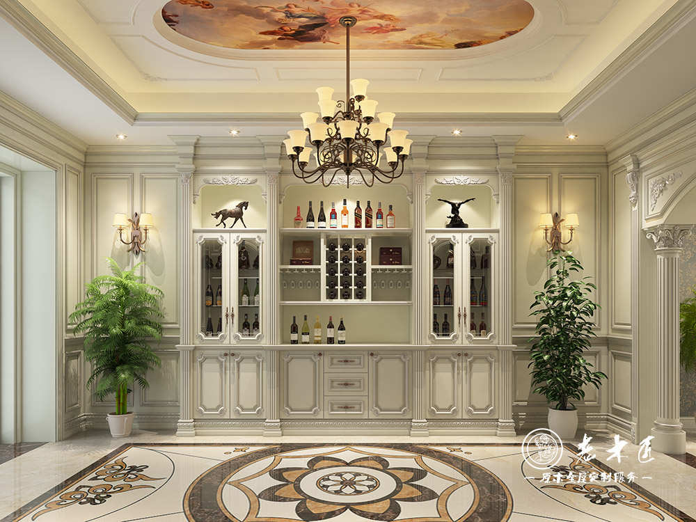 歐式前廳整木定制效果圖