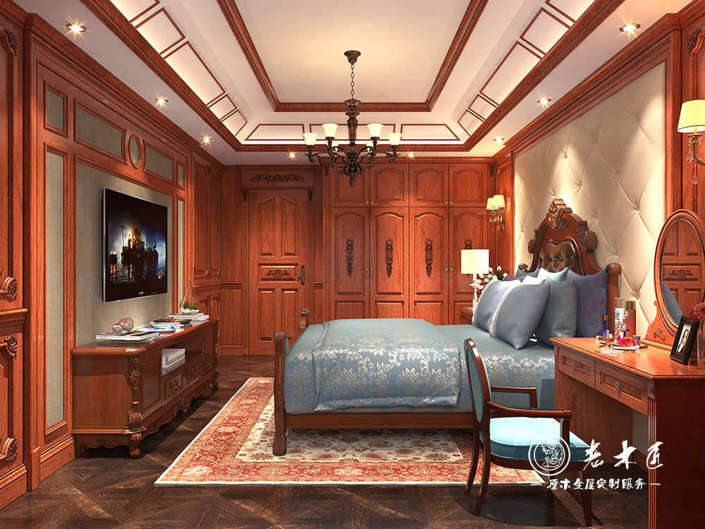 歐式臥室全屋整裝效果圖