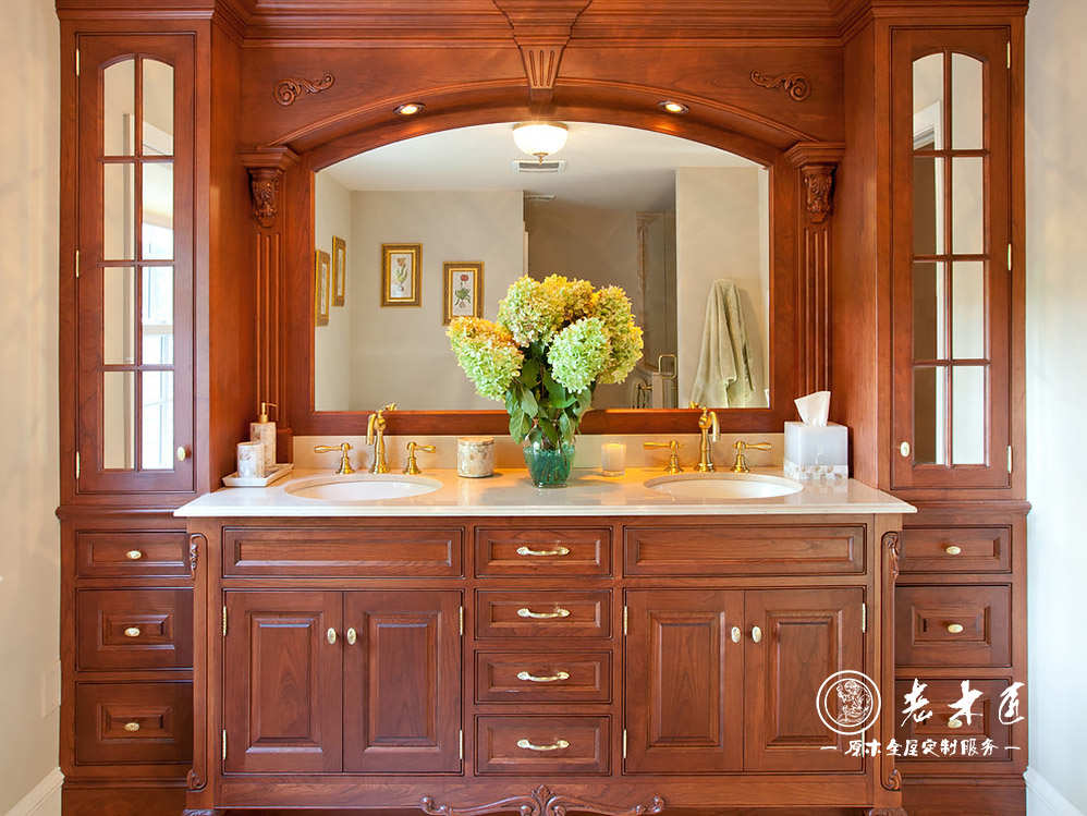 歐式浴室柜定做圖片 浴室柜圖片大全