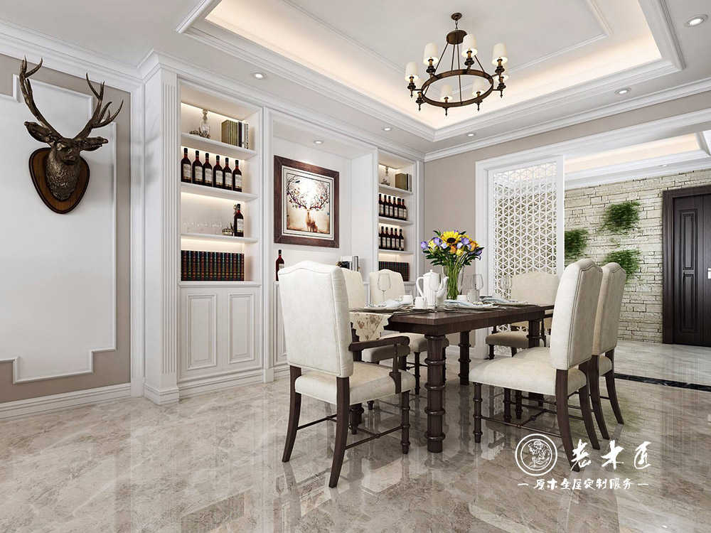 歐式餐柜定制_歐式風(fēng)格餐柜效果圖