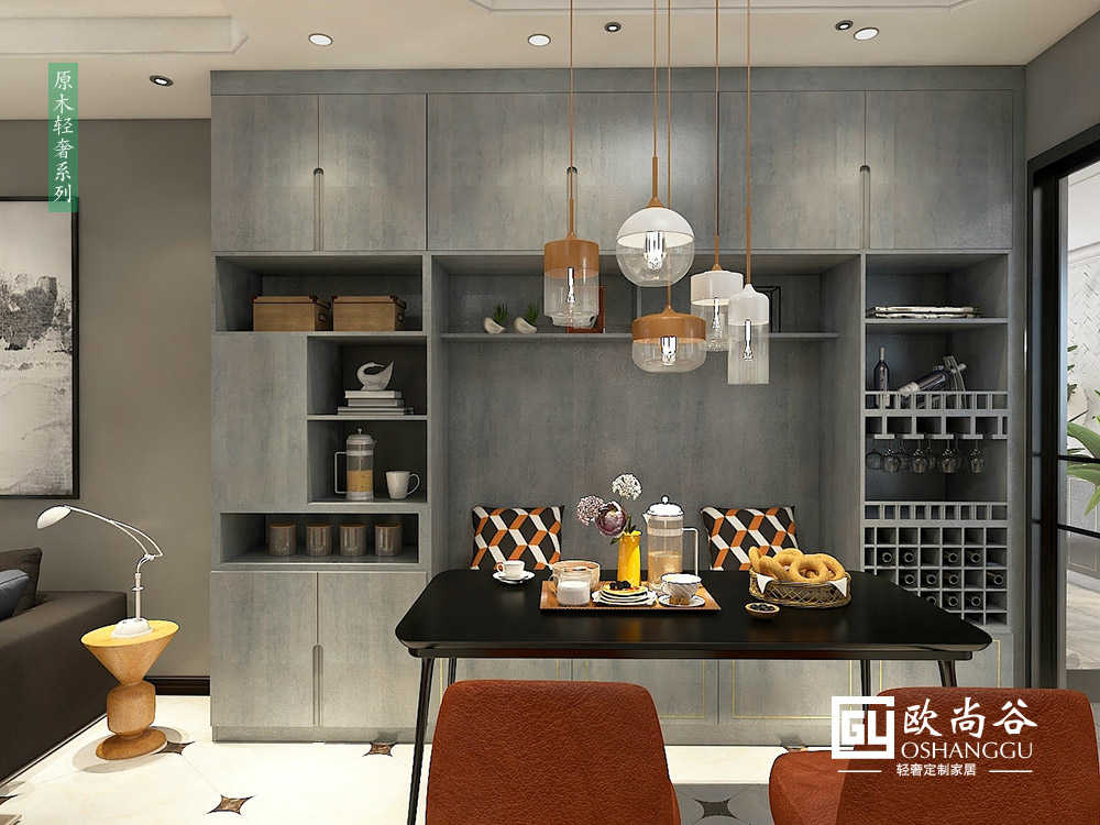 現(xiàn)代簡約風(fēng)餐廳_輕奢風(fēng)格餐廳