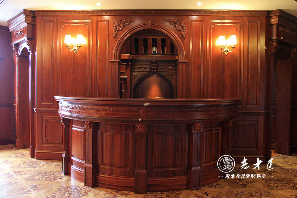 酒窖制作效果圖_原木酒窖制作