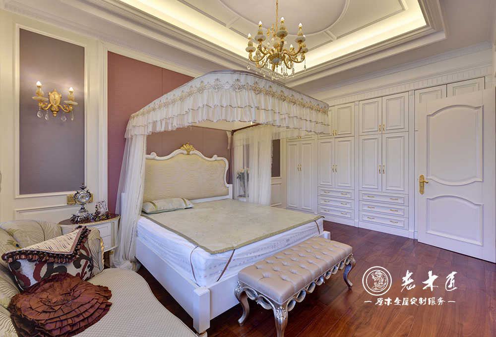 臥室床頭背景墻裝修效果圖