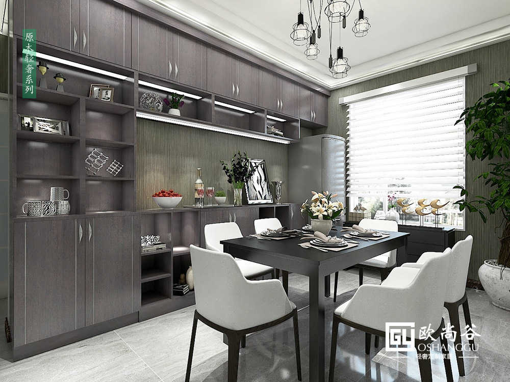 現(xiàn)代簡約風(fēng)格餐廳_簡約餐廳裝修效果圖