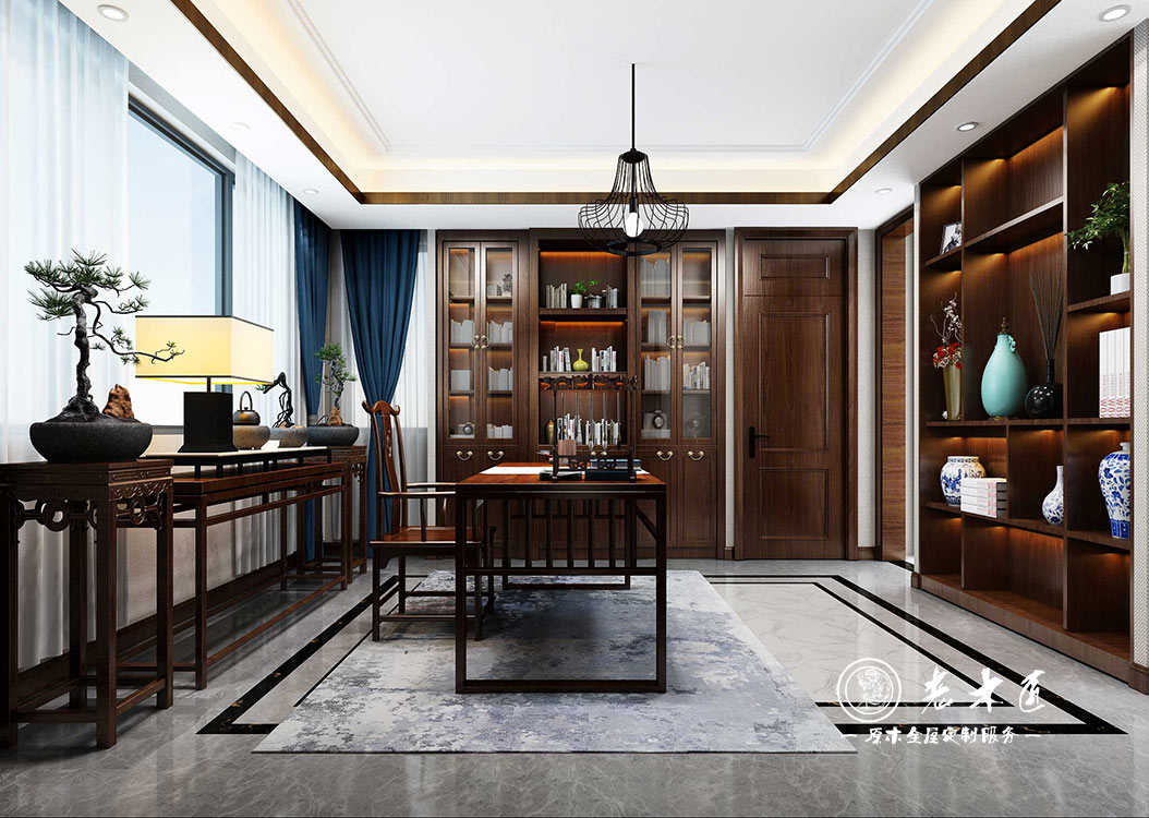 家庭實木書柜定制價格_整體書柜價格