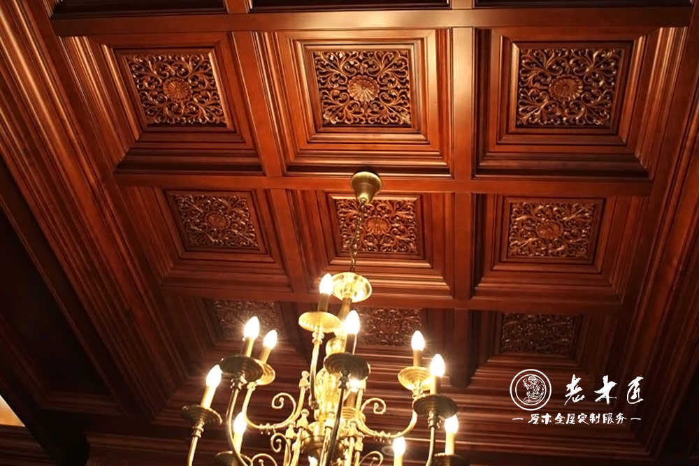 現(xiàn)代實木吊頂設計圖片