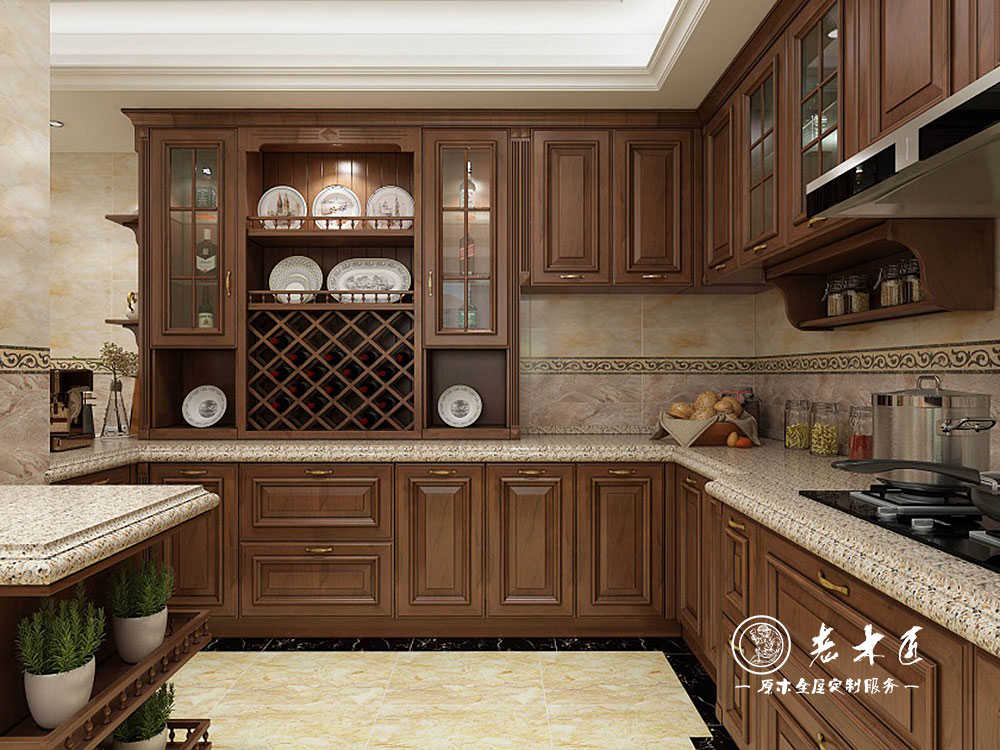 原木櫥柜裝修圖片大全