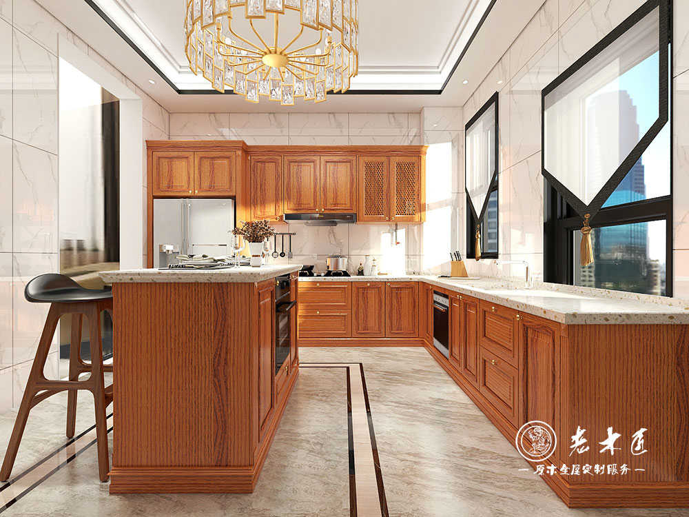 歐式櫥柜定制效果圖_小戶型歐式櫥柜效果圖