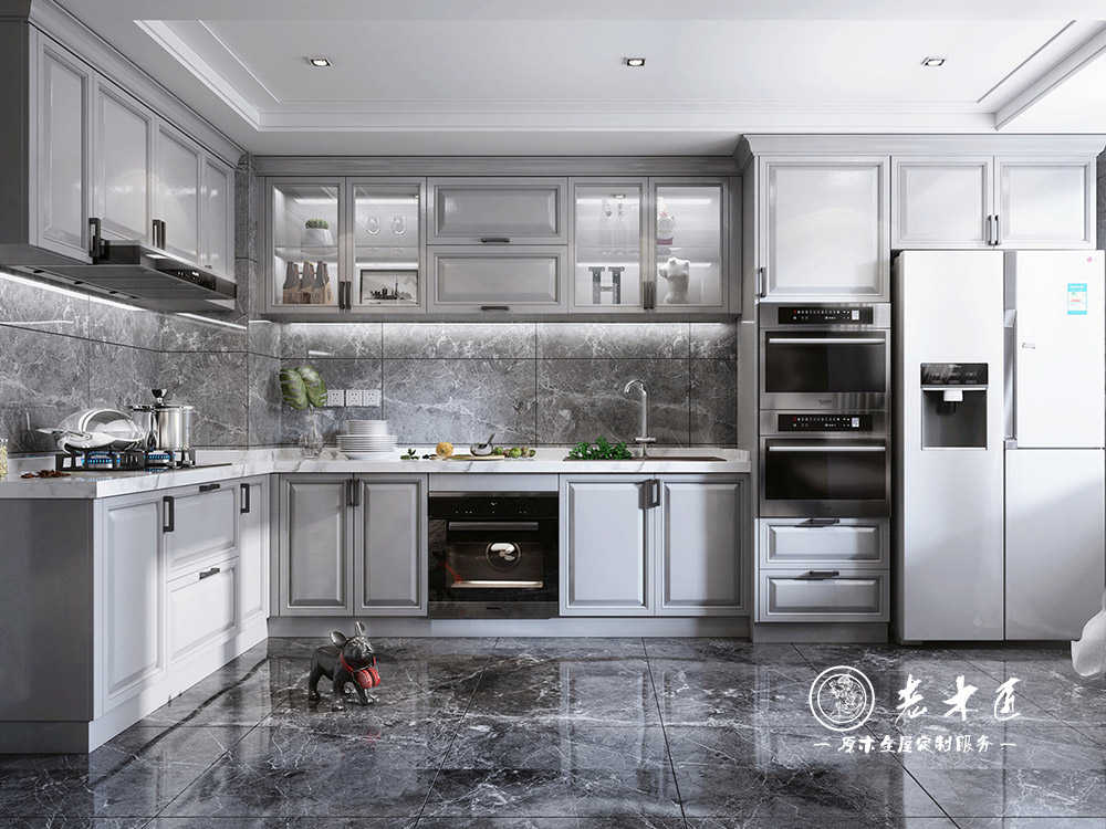 廚房整體櫥柜定做圖片