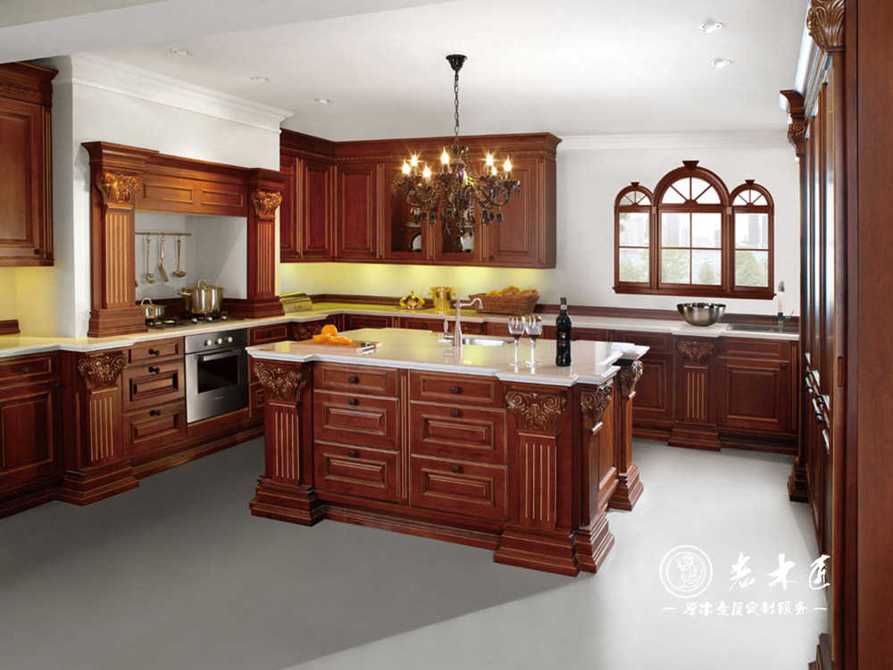 實木櫥柜訂制圖片_廚房櫥柜圖片大全