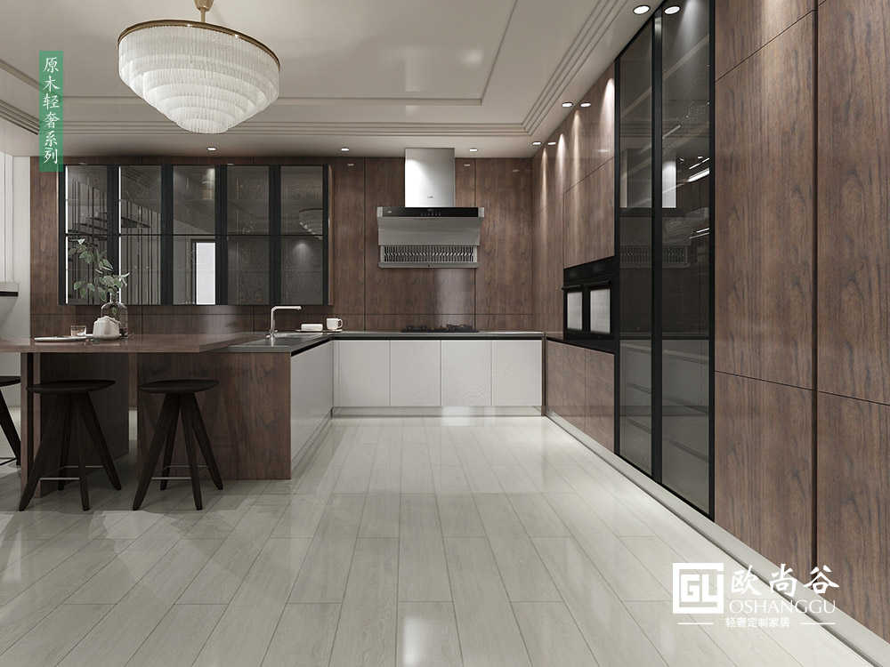 輕奢現(xiàn)代廚房_廚房設(shè)計輕奢